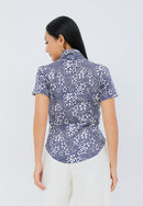 SAKURA さくら Navy Kebaya Top Batik