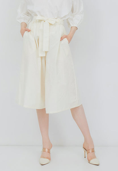Ashley Culottes Pants White #FS50