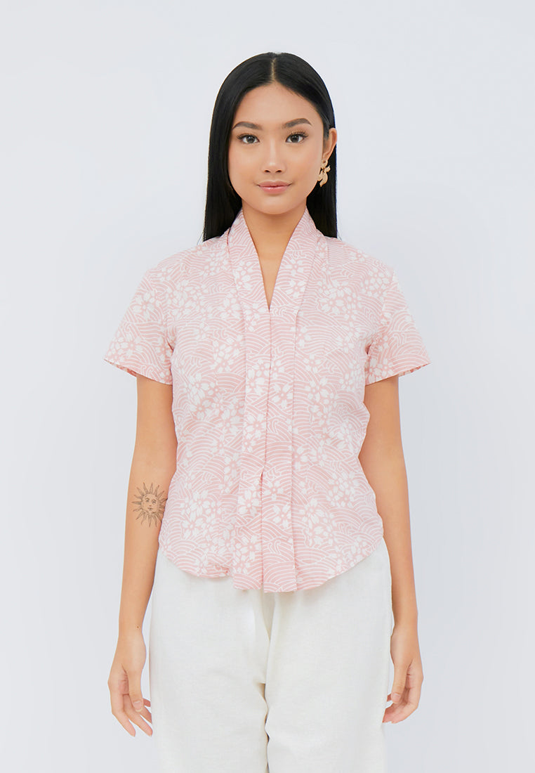 SAKURA さくら Blush Kebaya Top Batik
