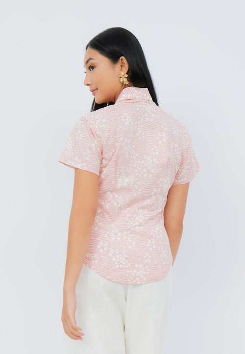 SAKURA さくら Blush Kebaya Top Batik