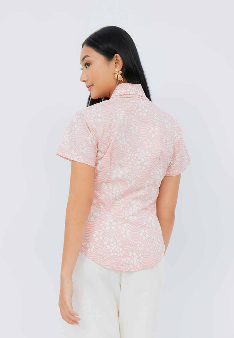 SAKURA さくら Blush Kebaya Top Batik