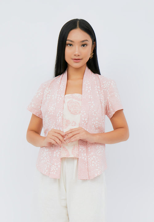SAKURA さくら Blush Kebaya Top Batik