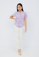 SAKURA さくら Lilac Kebaya Top Batik