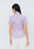 SAKURA さくら Lilac Kebaya Top Batik