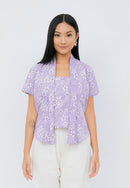 SAKURA さくら Lilac Kebaya Top Batik