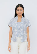 SAKURA さくら Grey Kebaya Top Batik
