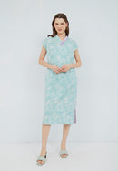 SAKURA さくら LILAC MINT Kimono Cheongsam BATIK