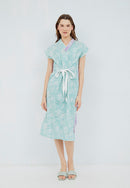 SAKURA さくら LILAC MINT Kimono Cheongsam BATIK