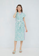 SAKURA さくら LILAC MINT Kimono Cheongsam BATIK
