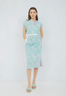 SAKURA さくら LILAC MINT Kimono Cheongsam BATIK