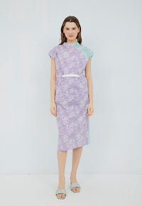 SAKURA さくら LILAC MINT Kimono Cheongsam BATIK