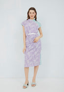 SAKURA さくら LILAC MINT Kimono Cheongsam BATIK