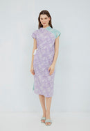 SAKURA さくら LILAC MINT Kimono Cheongsam BATIK