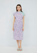 SAKURA さくら LILAC MINT Kimono Cheongsam BATIK