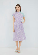 SAKURA さくら LILAC MINT Kimono Cheongsam BATIK