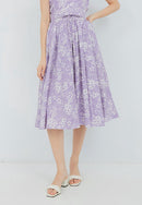 SAKURA さくら LILAC Circle Skirt BATIK