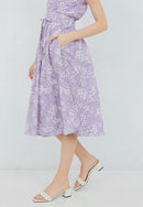 SAKURA さくら LILAC Circle Skirt BATIK