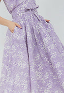 SAKURA さくら LILAC Circle Skirt BATIK