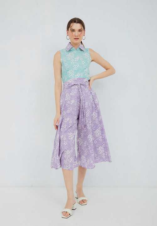 SAKURA さくら LILAC Circle Culottes BATIK