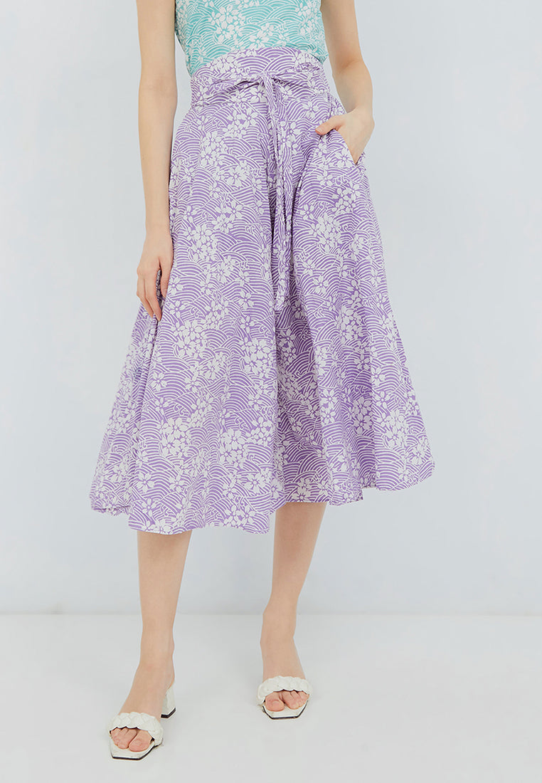 SAKURA さくら LILAC Circle Culottes BATIK