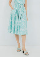 SAKURA さくら MINT Circle Skirt BATIK