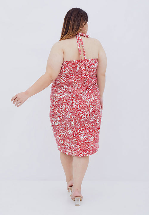 SAKURA さくら Red Sarong Skirt