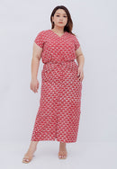 FANS Red Sarong Skirt