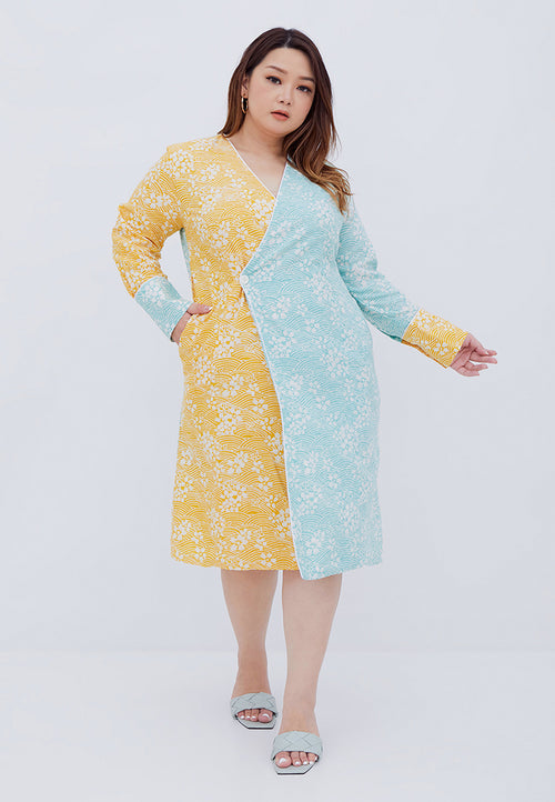 SAKURA さくら Niji Wrap Dress BATIK