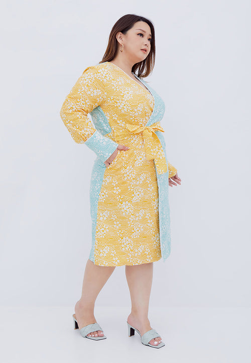 SAKURA さくら Niji Wrap Dress BATIK