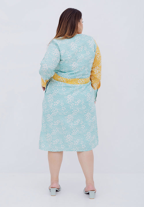 SAKURA さくら Niji Wrap Dress BATIK