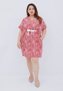 SAKURA さくら RED Kimono Dress BATIK