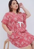 SAKURA さくら RED Kimono Dress BATIK