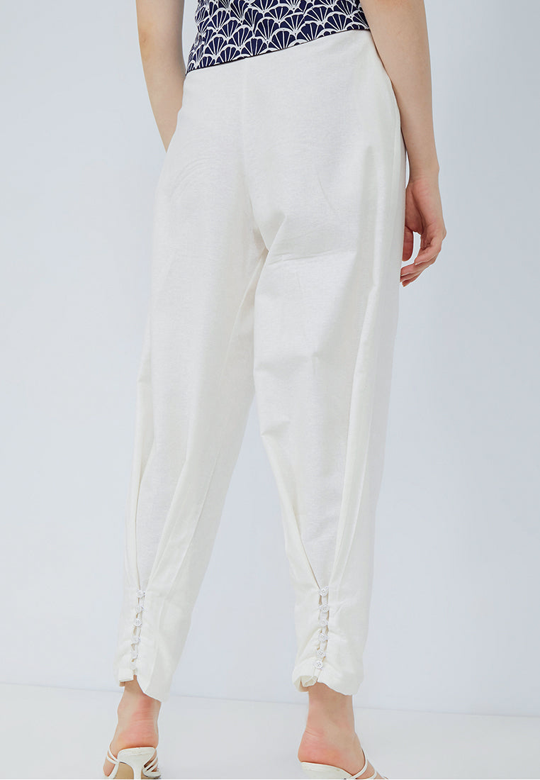 Basic 3-Way Pants Maxi White