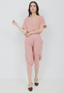 Basic Relax Top BLUSH In Cotton Linen