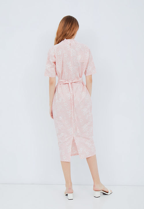 SAKURA さくら BLUSH Kimono Pencil Dress BATIK