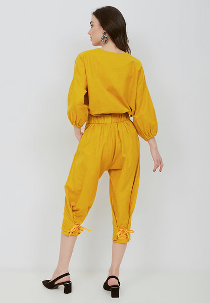 Basic 3-Way Pants MUSTARD