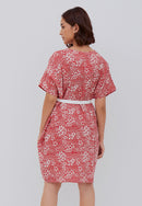 SAKURA さくら RED Kimono Dress BATIK