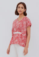 SAKURA さくら RED Multiway Top BATIK
