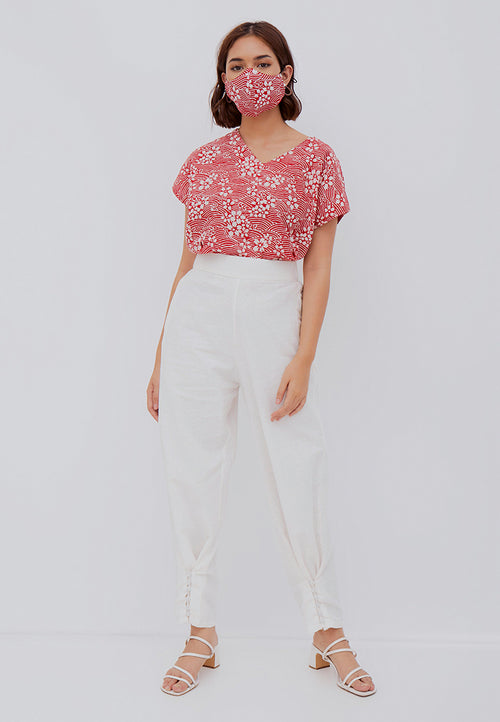 SAKURA さくら RED Multiway Top BATIK