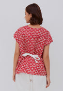 FANS RED Multiway Top BATIK
