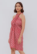 FANS Red Sarong Skirt