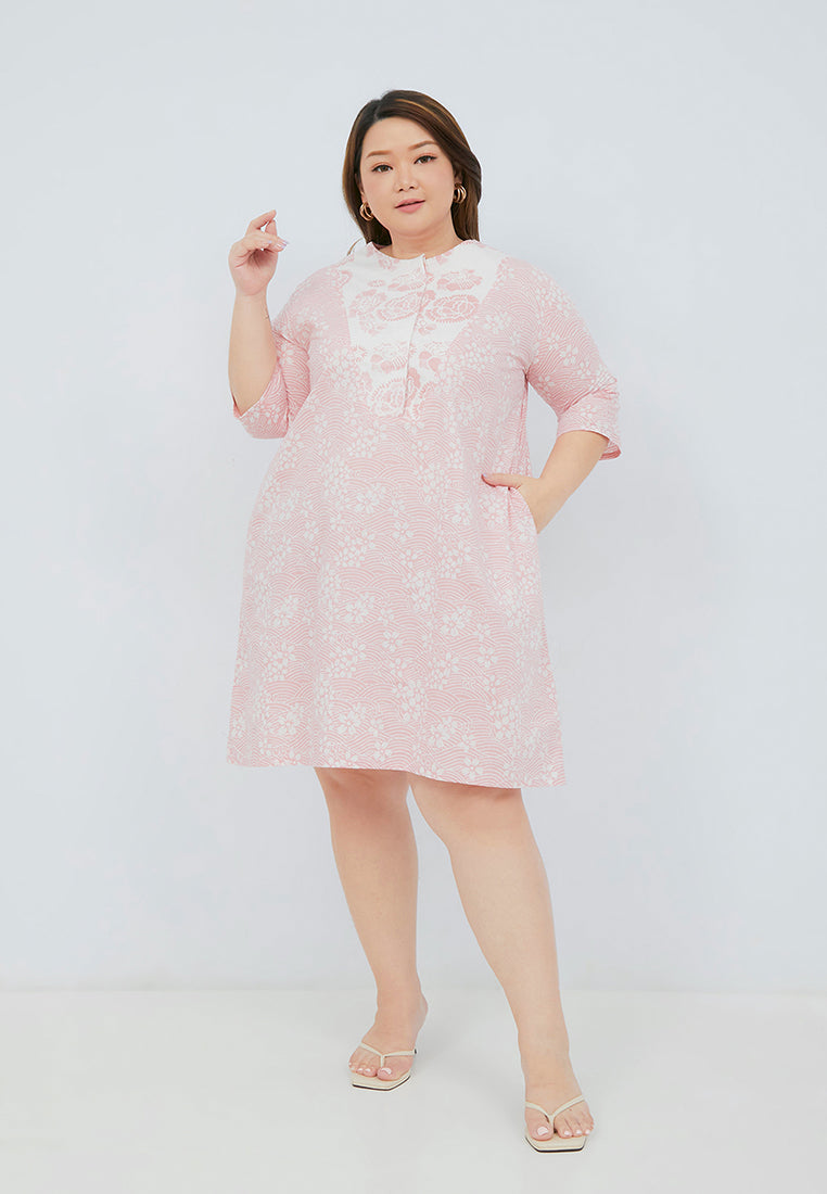 SAKURA さくら Blush Trapeze Dress