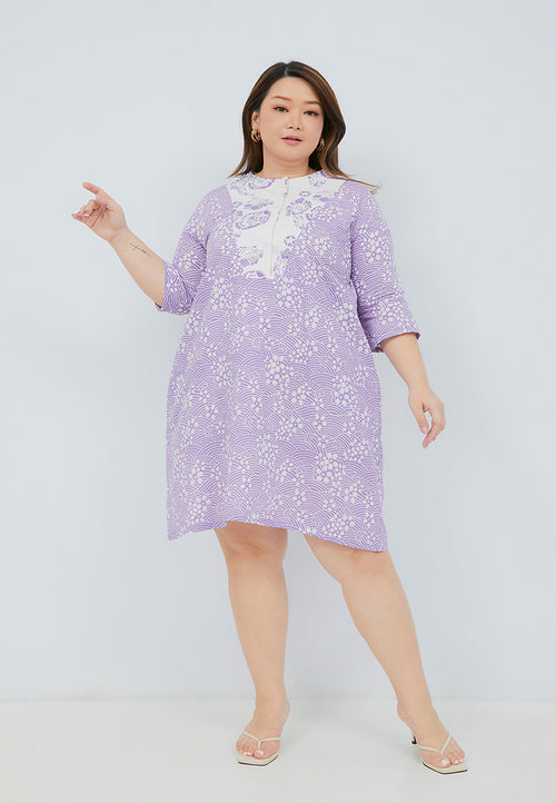 SAKURA さくら Lilac Trapeze Dress