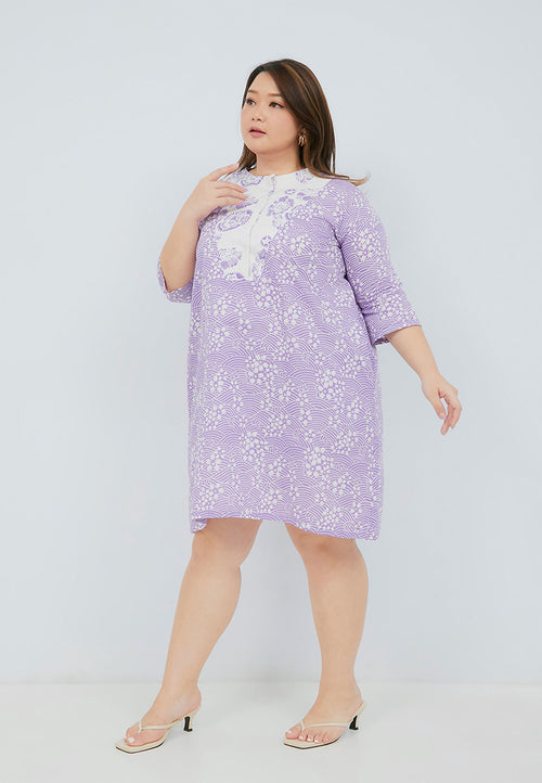 SAKURA さくら Lilac Trapeze Dress
