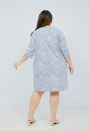SAKURA さくら Grey Trapeze Dress