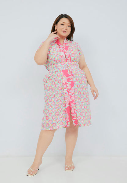 Nyonya Hello Kitty Fuschia Nyonya Dress