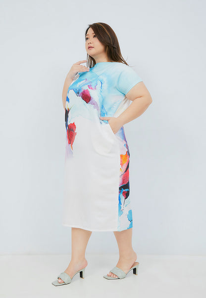PARADISE Midi Kimono Dress