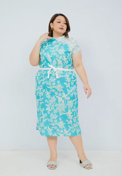NYONYA HELLO KITTY MINT Kimono Cheongsam Dress