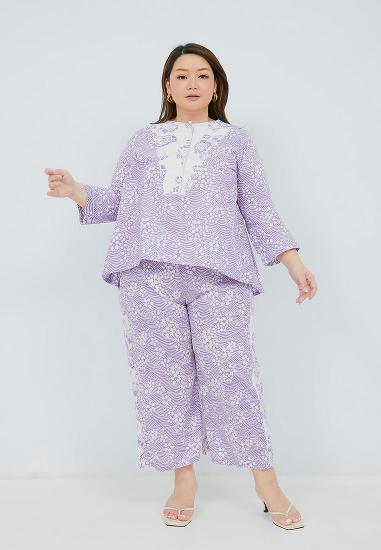 SAKURA さくら Lilac Trapeze Shirt