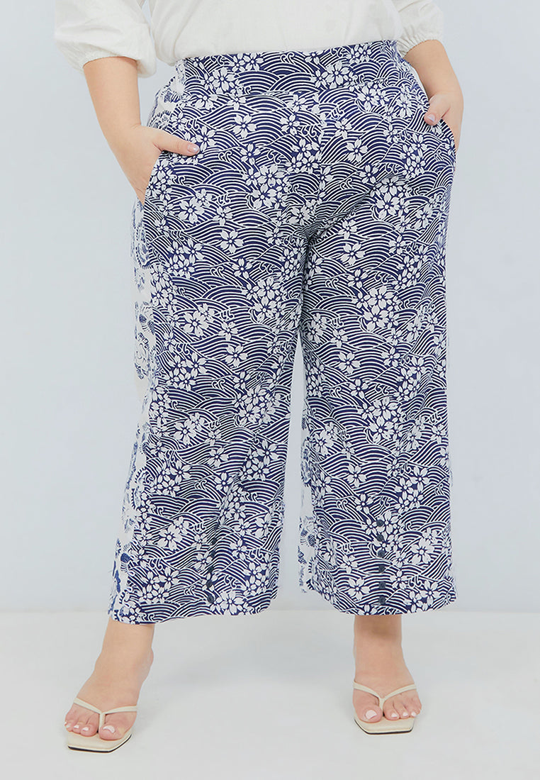 SAKURA さくら Navy 3-Way Pants
